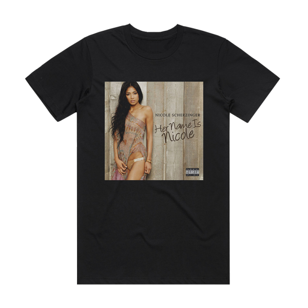 Nicole Scherzinger Her Name Is Nicole Album Cover T-Shirt Black