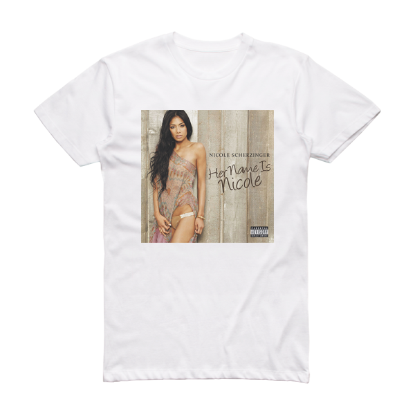 Nicole Scherzinger Her Name Is Nicole Album Cover T-Shirt White