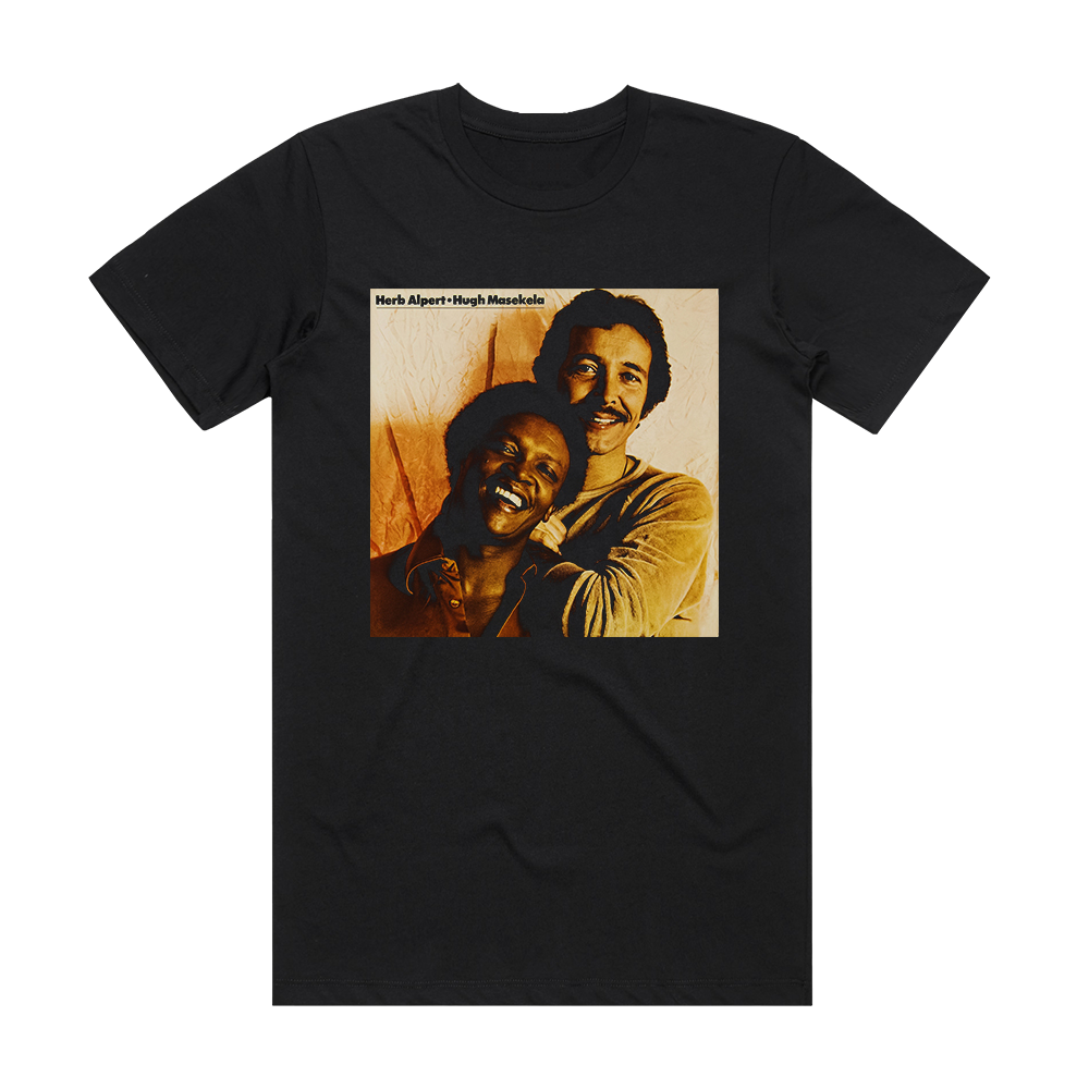 Hugh Masekela Herb Alpert Hugh Masekela Album Cover TShirt Black