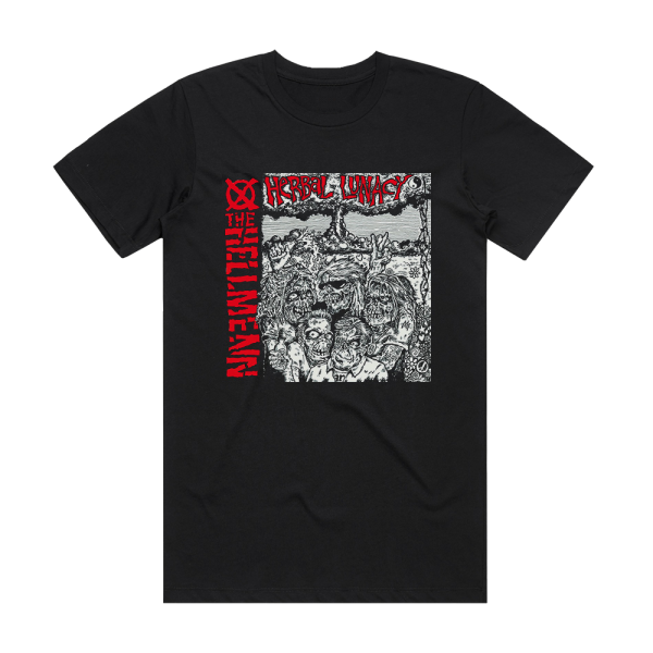 Hellmenn Herbal Lunacy Album Cover T-Shirt Black