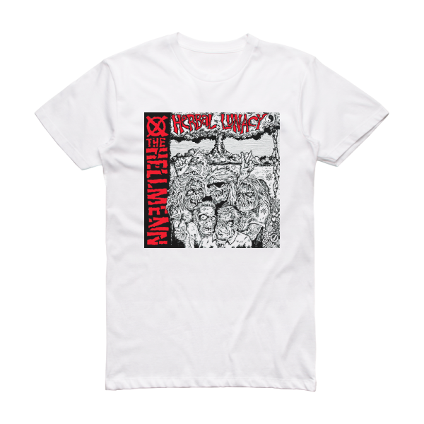 Hellmenn Herbal Lunacy Album Cover T-Shirt White