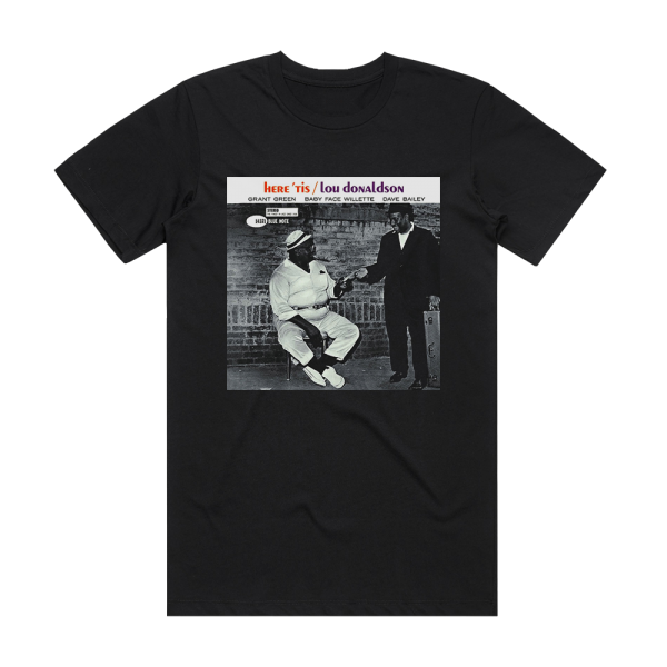 Lou Donaldson Here Tis Album Cover T-Shirt Black