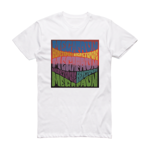 Megafaun Heretofore Album Cover T-Shirt White