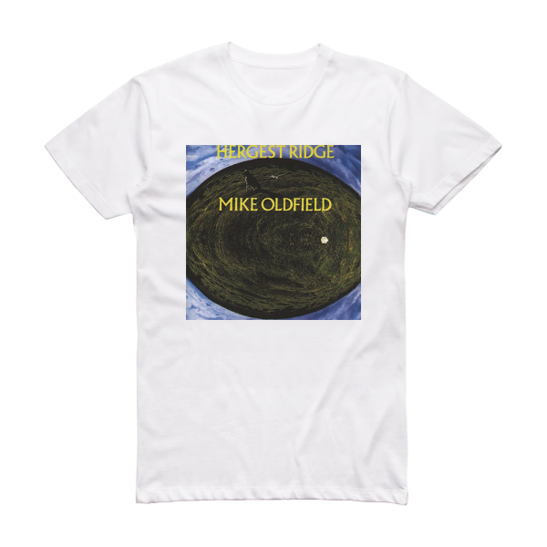 Mike Oldfield Hergest Ridge 1 Album Cover T-Shirt White