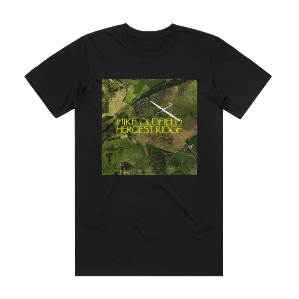 Mike Oldfield Hergest Ridge 2 Album Cover T-Shirt Black