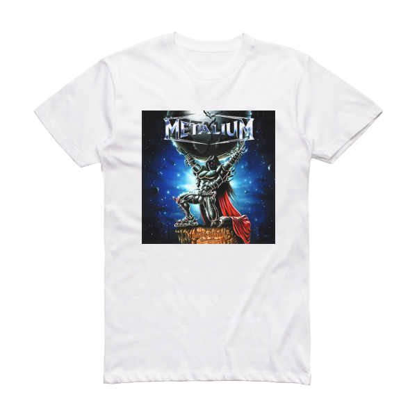 Metalium Hero Nation Chapter Three Album Cover T-Shirt White