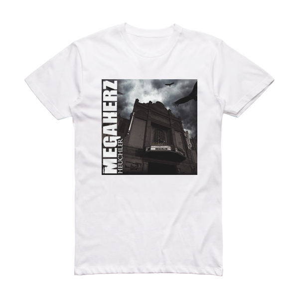 Megaherz Heuchler Album Cover T-Shirt White