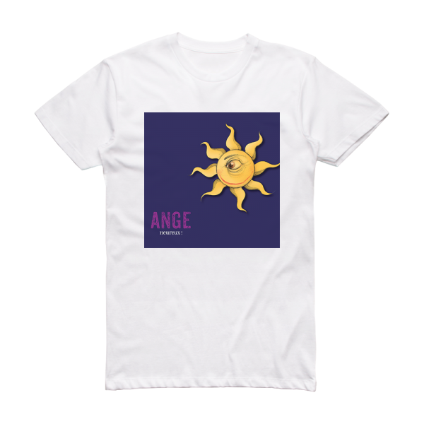 Ange Heureux  Album Cover T-Shirt White