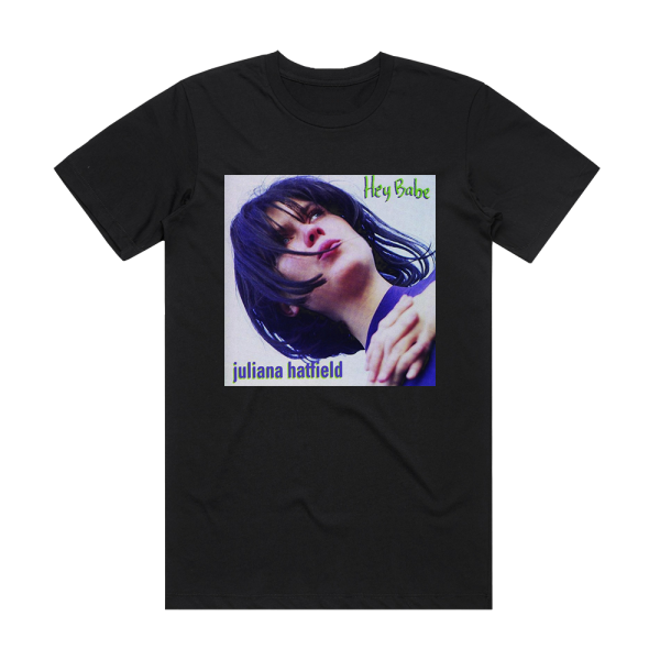 Juliana Hatfield Hey Babe Album Cover T-Shirt Black