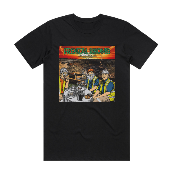 Frenzal Rhomb Hi Vis High Tea Album Cover T-Shirt Black