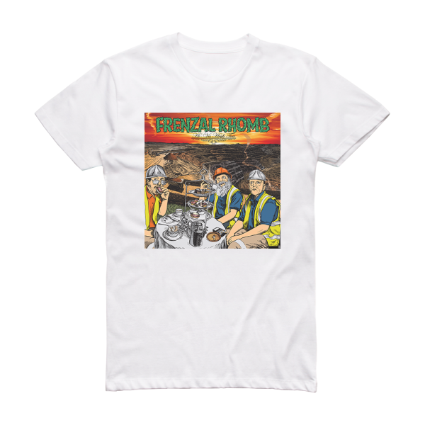 Frenzal Rhomb Hi Vis High Tea Album Cover T-Shirt White