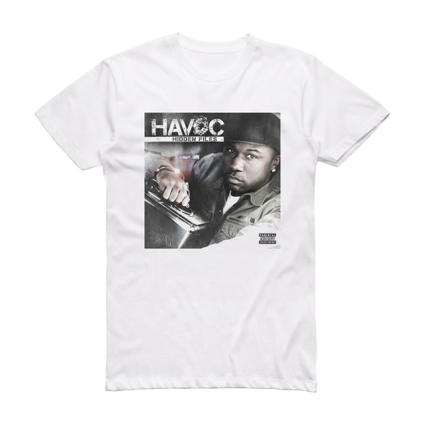 Havoc Hidden Files Album Cover T-Shirt White