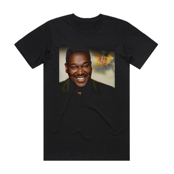 Luther Vandross Hidden Gems Album Cover T-Shirt Black