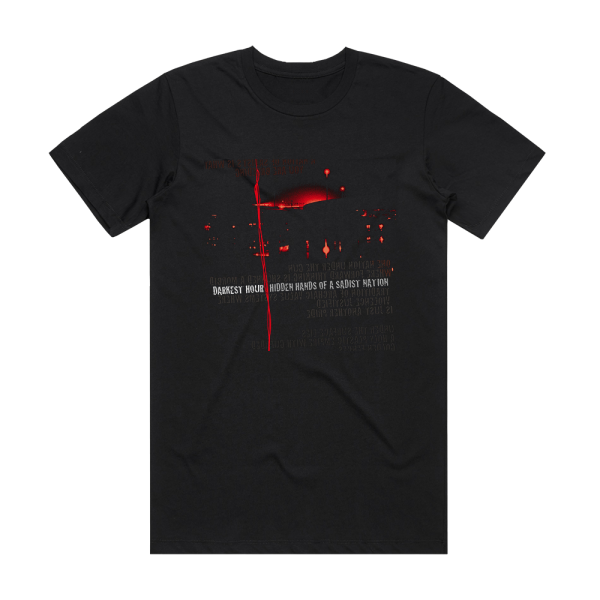 Darkest Hour Hidden Hands Of A Sadist Nation Album Cover T-Shirt Black