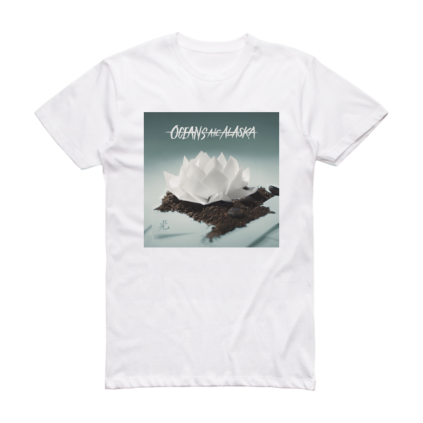 Oceans Ate Alaska Hikari 1 Album Cover T-Shirt White