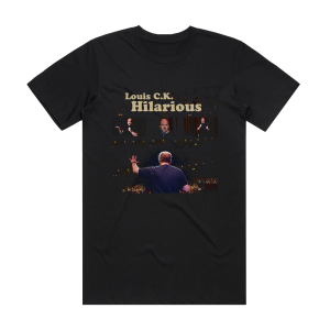 Louis C K Hilarious Album Cover T-Shirt Black