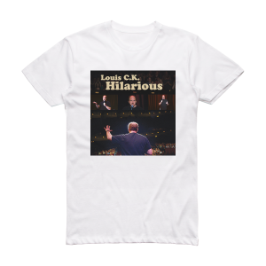 Louis C K Hilarious Album Cover T-Shirt White