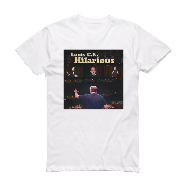 Louis C K Hilarious Album Cover T-Shirt White