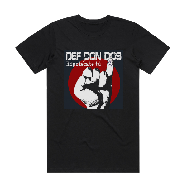 Def Con Dos Hipotcate T Album Cover T-Shirt Black