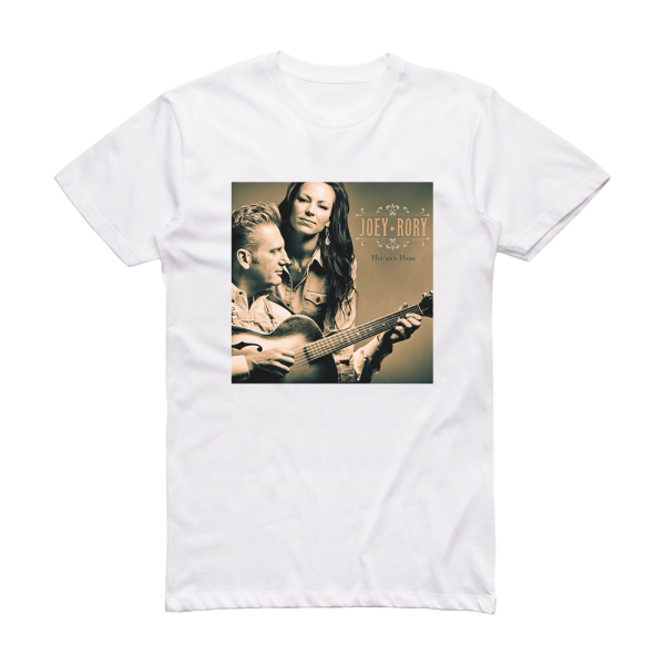 Joey Plus Rory His And Hers Album Cover T-Shirt White