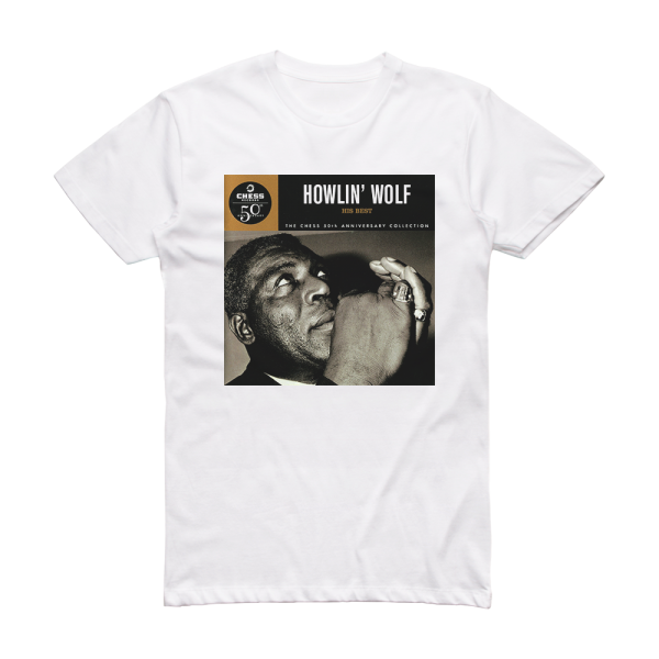 Howlin Wolf His Best Album Cover T-Shirt White