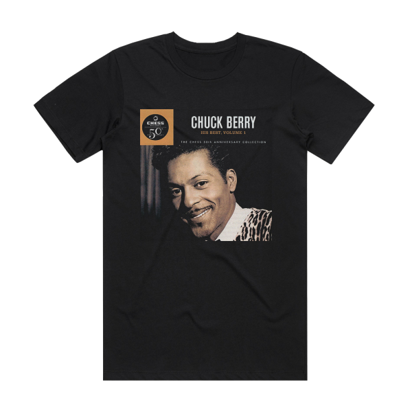 Chuck Berry His Best Volume 1 Album Cover T-Shirt Black