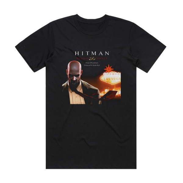 Jesper Kyd Hitman Blood Money 1 Album Cover T-Shirt Black