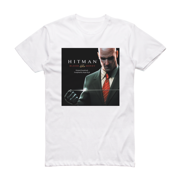 Jesper Kyd Hitman Blood Money 2 Album Cover T-Shirt White