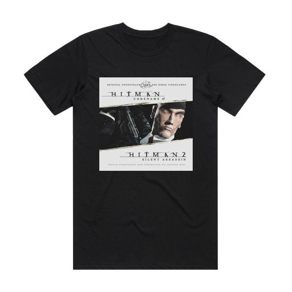 Jesper Kyd Hitman Codename 47 Hitman 2 Silent Assassin Album Cover T-Shirt Black
