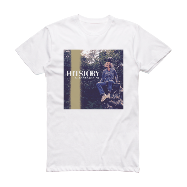 Gianna Nannini Hitstory Album Cover T-Shirt White