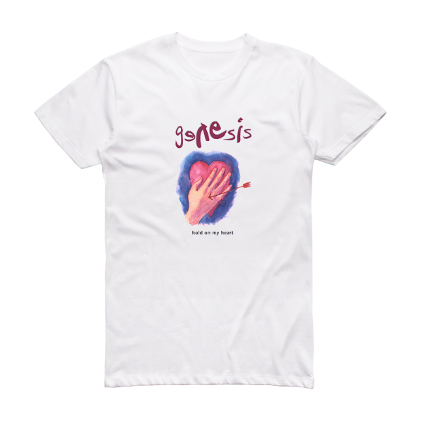 Genesis Hold On My Heart Album Cover T-Shirt White