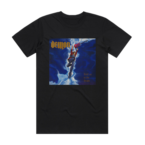 Demon Hold On To The Dream Album Cover T-Shirt Black