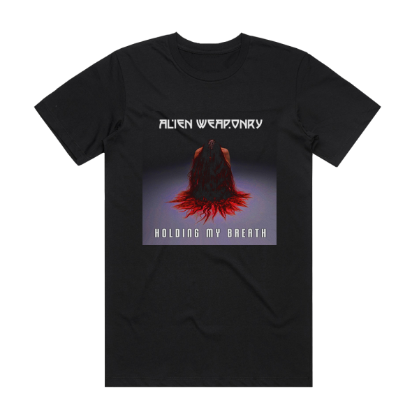 Alien Weaponry Holding My Breath Album Cover T-Shirt Black