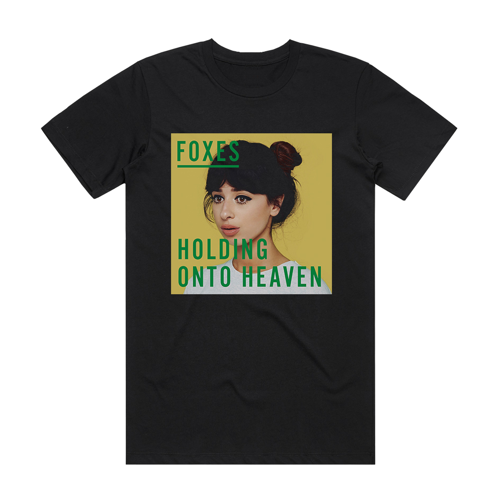 Foxes Holding Onto Heaven Album Cover T-Shirt Black – ALBUM COVER T-SHIRTS