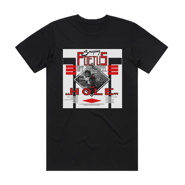 Foetus Hole Album Cover T-Shirt Black