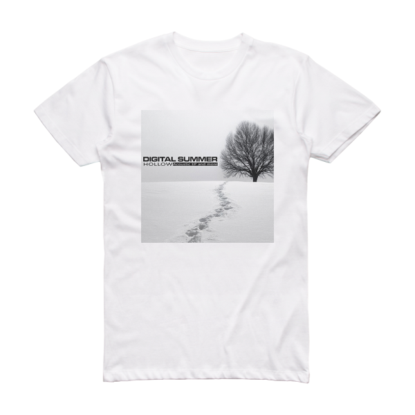 Digital Summer Hollow Album Cover T-Shirt White