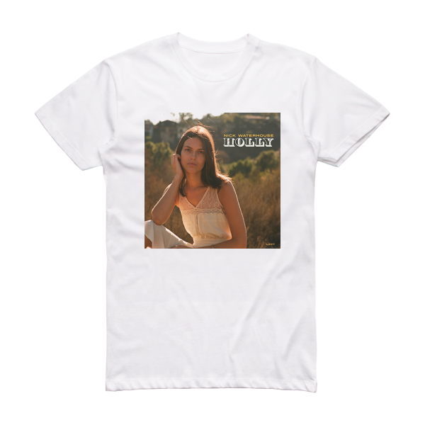 Nick Waterhouse Holly Album Cover T-Shirt White