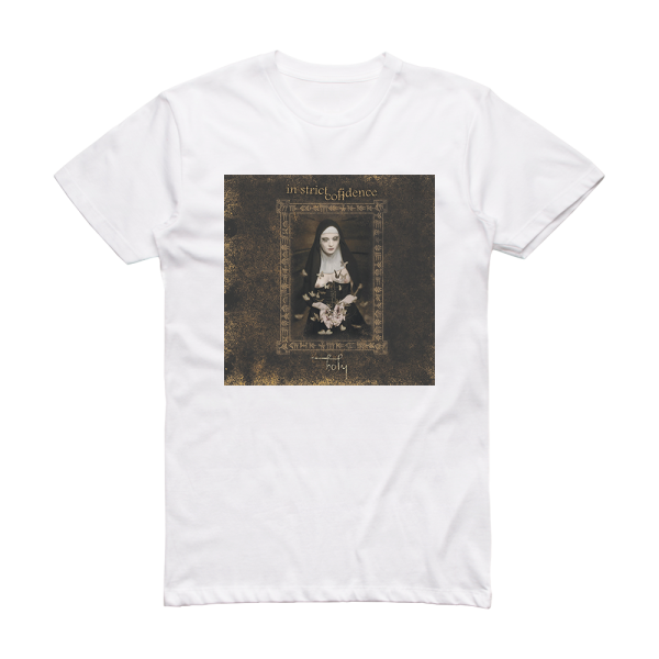 In Strict Confidence Holy Album Cover T-Shirt White