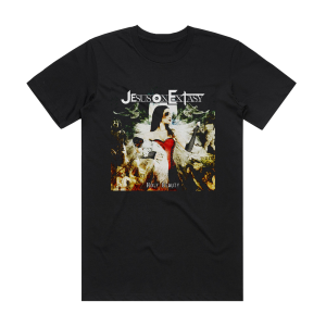 Jesus on Extasy Holy Beauty Album Cover T-Shirt Black