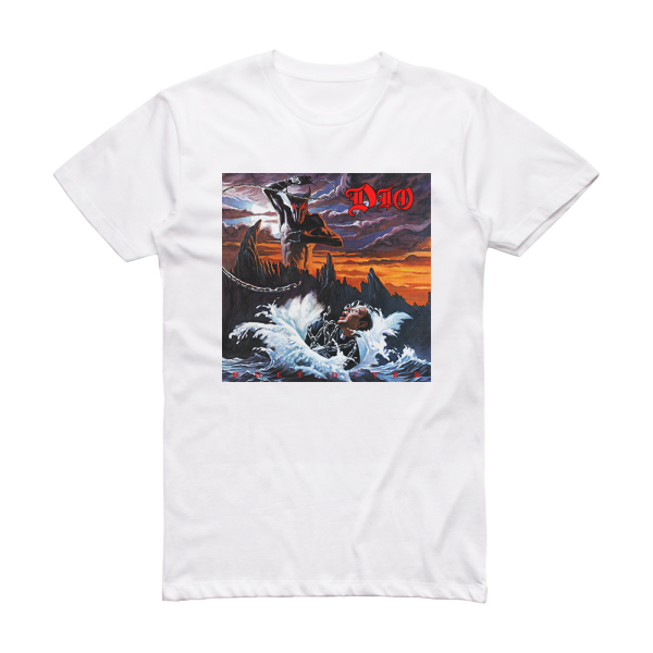 Dio Holy Diver Album Cover T-Shirt White – ALBUM COVER T-SHIRTS