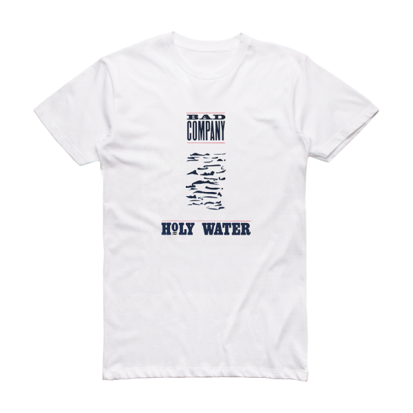 Bad Company Holy Water Album Cover T-Shirt White