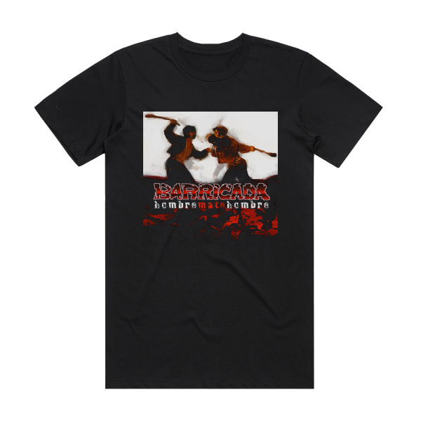 Barricada Hombre Mate Hombre Album Cover T-Shirt Black