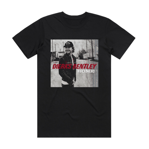 Dierks Bentley Home 1 Album Cover T-Shirt Black