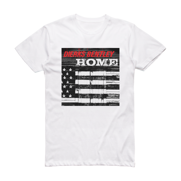 Dierks Bentley Home 2 Album Cover T-Shirt White
