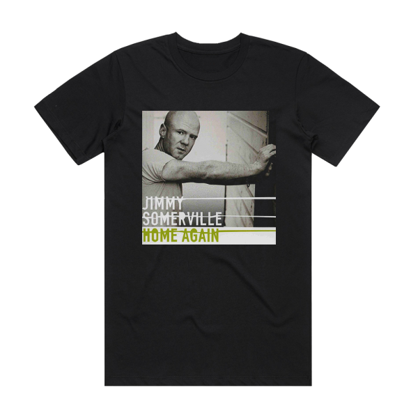 Jimmy Somerville Home Again Album Cover T-Shirt Black