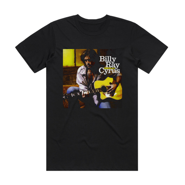 Billy Ray Cyrus Home At Last Album Cover T-Shirt Black