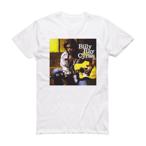 Billy Ray Cyrus Home At Last Album Cover T-Shirt White