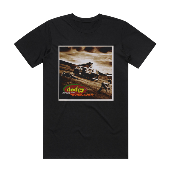 Dodgy Homegrown Album Cover T-Shirt Black
