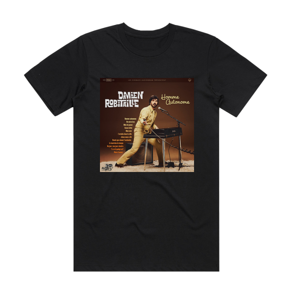 Damien Robitaille Homme Autonome Album Cover T-Shirt Black