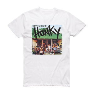 Keith Emerson Honky Album Cover T-Shirt White